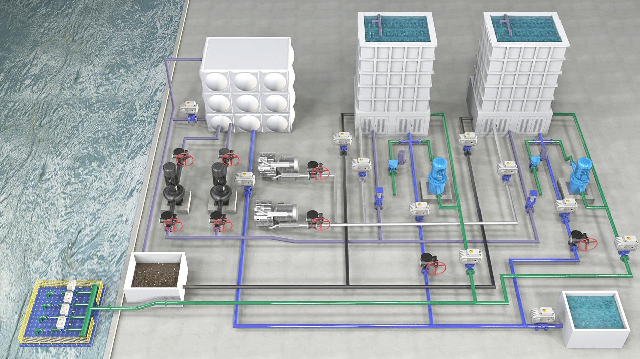 環(huán)保企業(yè)（污水處理）展廳設計