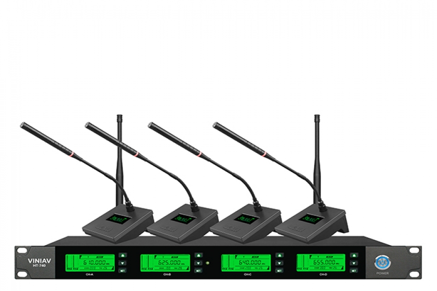 VINIAV HT-740一拖四會(huì)議無(wú)線話筒